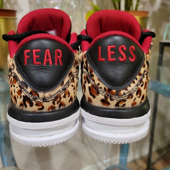 Nike Court Air Vapor Wing fur hair cheetah leopard 6.5 fearless womens - Picture 10 of 12